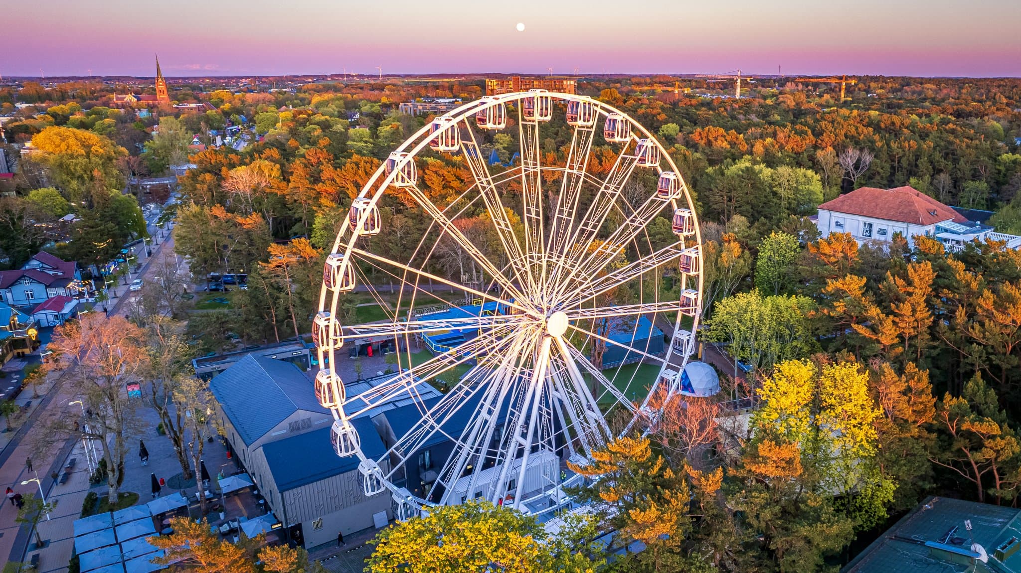 Ferris wheel in Palanga