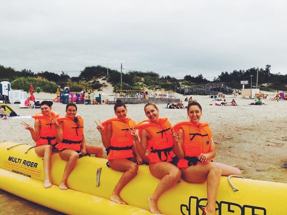 Jet skis on the Baltic Sea