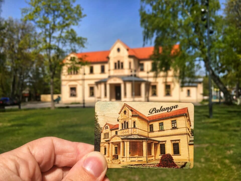 Historic Kurhaus building in Palanga