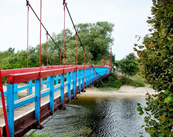 Monkey Bridge over Šventoji River