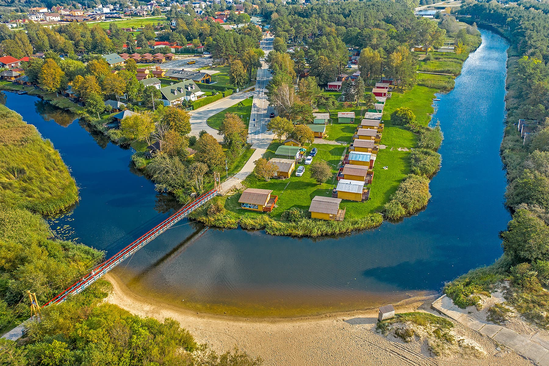 Šventoji beach and pier